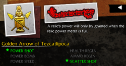 Gol relic golden arrow of tezcatlipoca.png